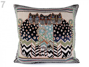 Povlak na polštář kočky 44x44 cm