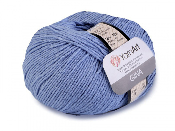 Pletací příze Gina / Jeans 50 g