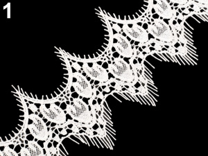 Vzdušná krajka / imitace francouzské krajky šíře 10 cm