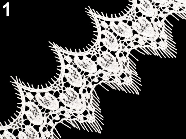 Vzdušná krajka / imitace francouzské krajky šíře 10 cm