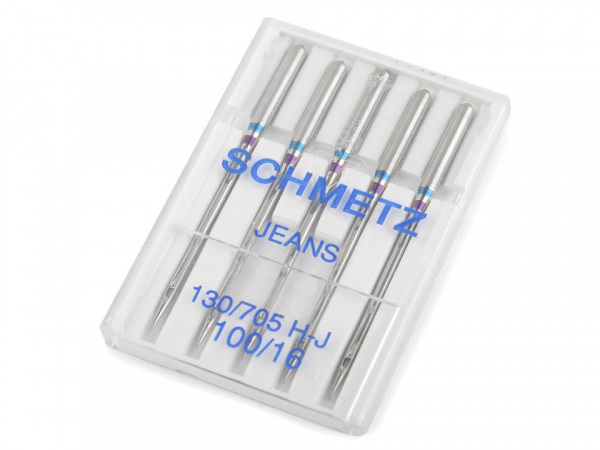 Strojové jehly Jeans 100 Schmetz