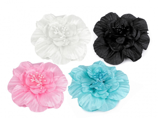 Brož / ozdoba růže Ø10 cm