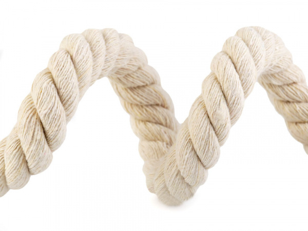 Bavlněná šňůra kroucená Ø16 mm