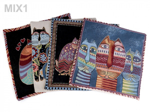 Povlak na polštář kočky 44x44 cm