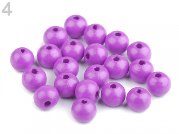 Dřevěné korálky Ø10 mm
