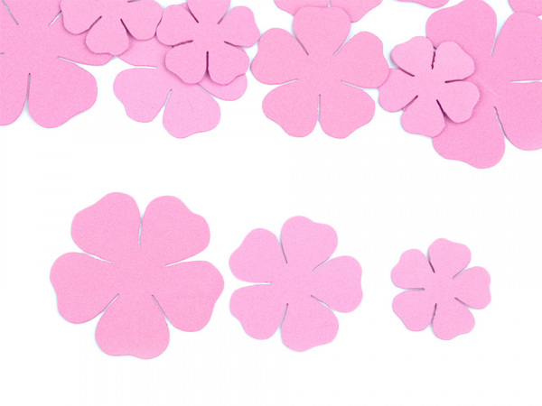 Foamiran květy mix velikostí