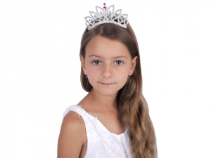 Karnevalová korunka s hřebínkem