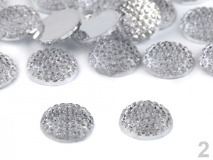 Broušené srdce a kamínky k nalepení