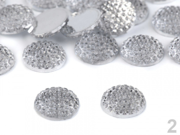 Broušené srdce a kamínky k nalepení