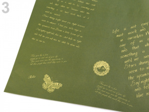 Balicí / dekorační papír 58x58 cm