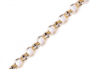 Řetízek na kabelky šíře 14 mm, metráž