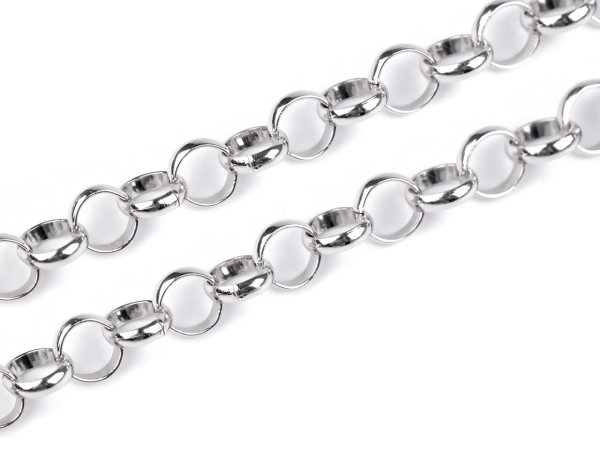 Řetízek na kabelky šíře 14 mm, metráž