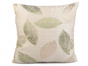 Povlak na polštář listy 44x44 cm