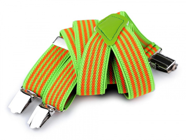 Dětské šle pruhy, kostky