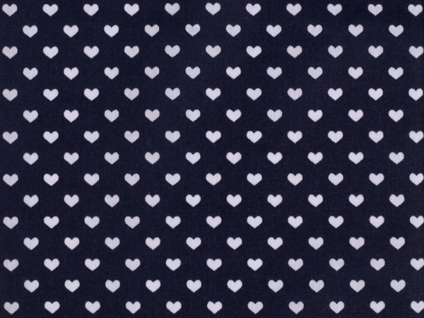 Bavlněná látka / plátno srdce