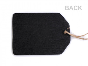 Jmenovka / tabulka s provázkem 6x8 cm