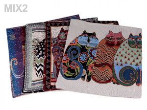 Povlak na polštář kočky 44x44 cm