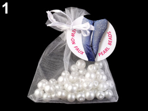 Perla k našití mix velikostí