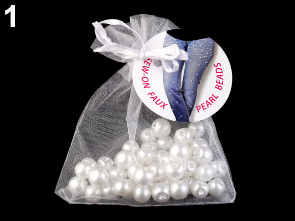 Perla k našití mix velikostí