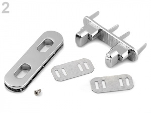 Sada zapínání na tašku 15x55 mm