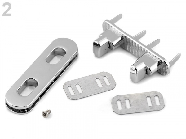 Sada zapínání na tašku 15x55 mm