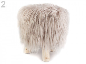 Taburet chlupatý