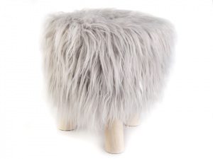 Taburet chlupatý