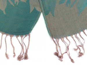 Šála typu pashmina s třásněmi 70x165 cm