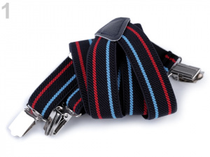 Dětské šle pruhy, kostky