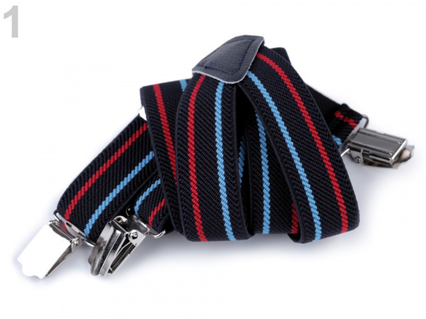 Dětské šle pruhy, kostky