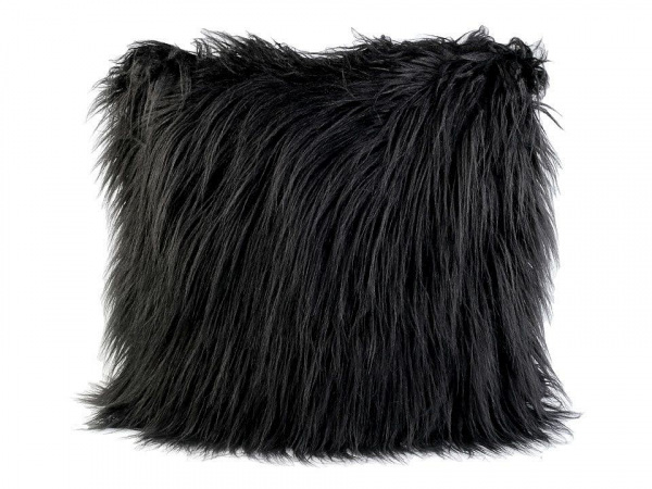 Chlupatý dekorační polštář s výplní