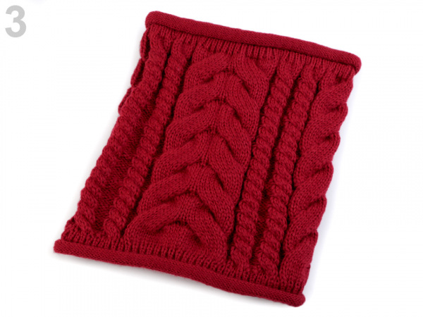 Pletený nákrčník / tunel