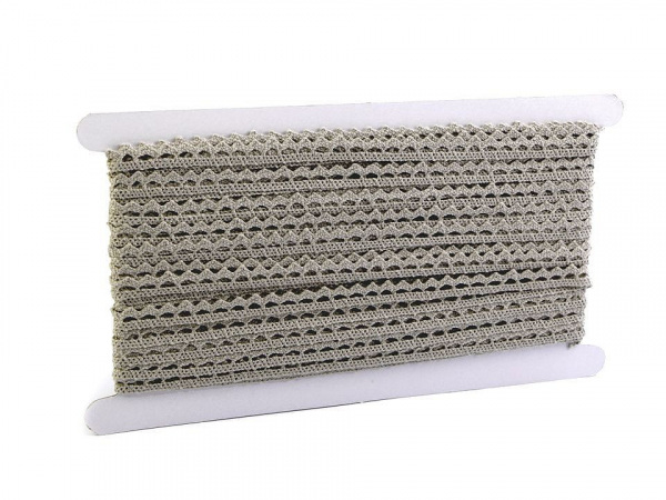 Bavlněná krajka paličkovaná šíře 9 mm