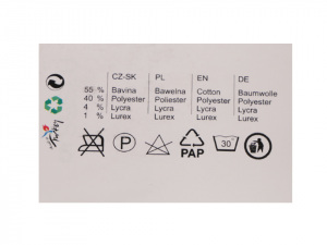 Špagety / příze Spagitolli Süslü Yarn s lurexem 450-500 g