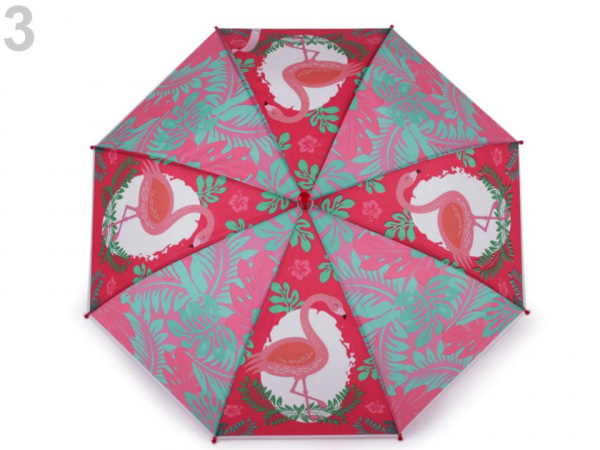 Dětský deštník plameňák