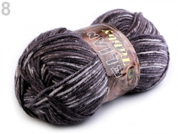 Pletací příze Tabby 100 g Elian