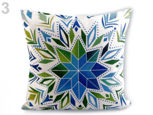 Povlak na polštář abstraktní 43x43 cm