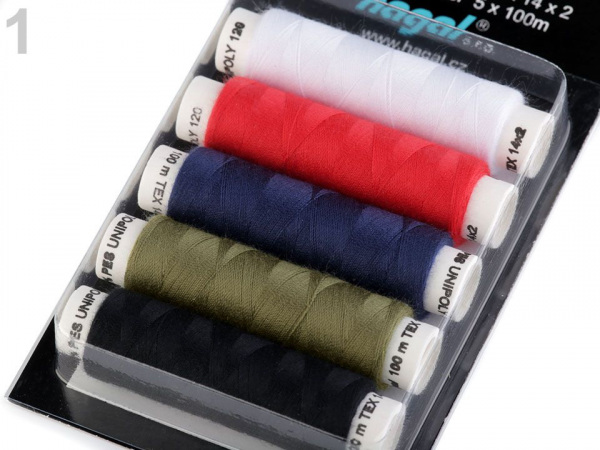 Sada nití Unipoly na blistru 5 ks