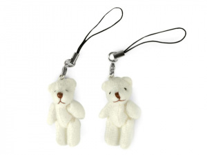 Textilní přívěsek medvídek