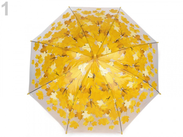 Dívčí průhledný deštník