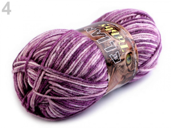 Pletací příze Tabby 100 g Elian