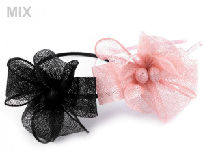 Fascinátor čelenka s květem