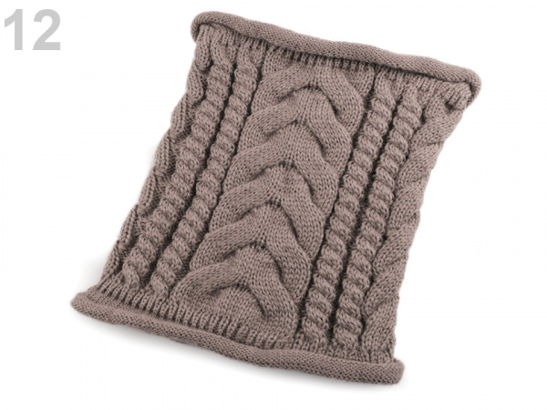 Pletený nákrčník / tunel