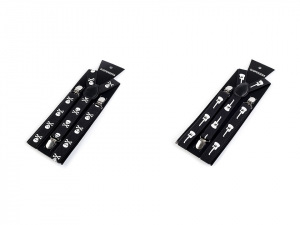 Dětské šle kytara, lebka