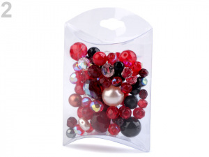 Skleněné korálky ramš ohňovky