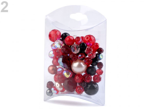 Skleněné korálky ramš ohňovky