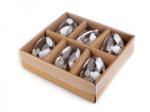 Velikonoční vajíčka s peříčky sada