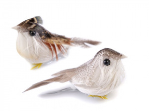 Dekorace ptáček s drátkem