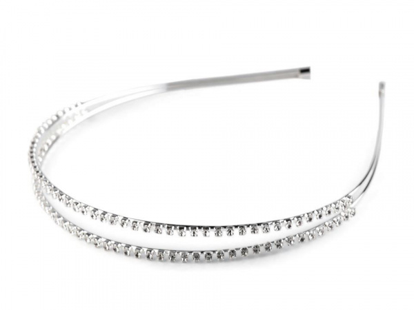 Štrasová čelenka do vlasů