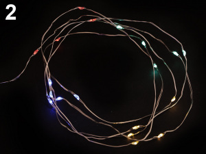 Vánoční LED osvětlení na baterie na dekorace